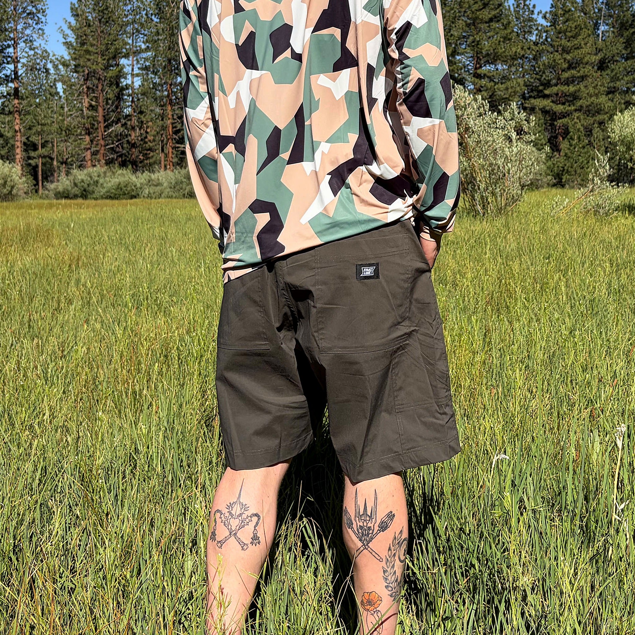 Trekking Short - Army Green
