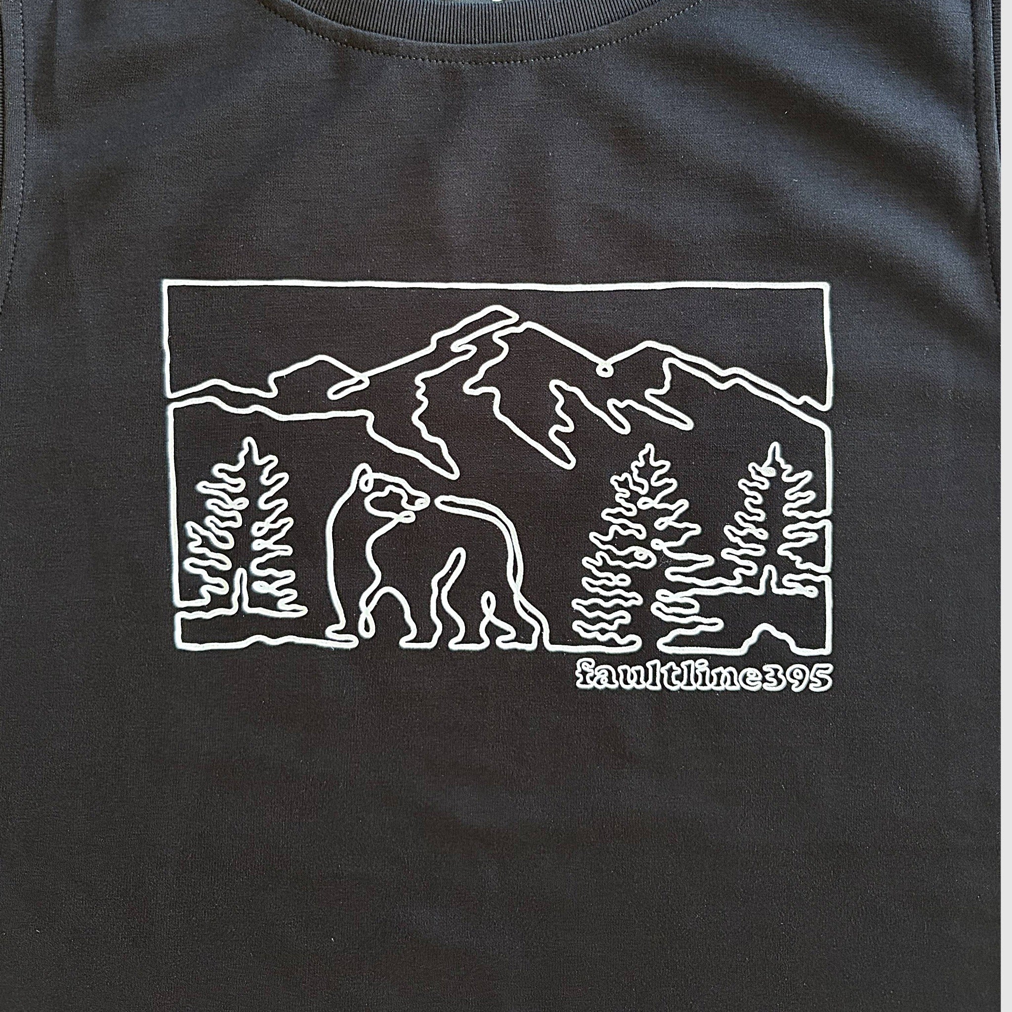Women's Traverse Semi-Crop Tank Top - Black