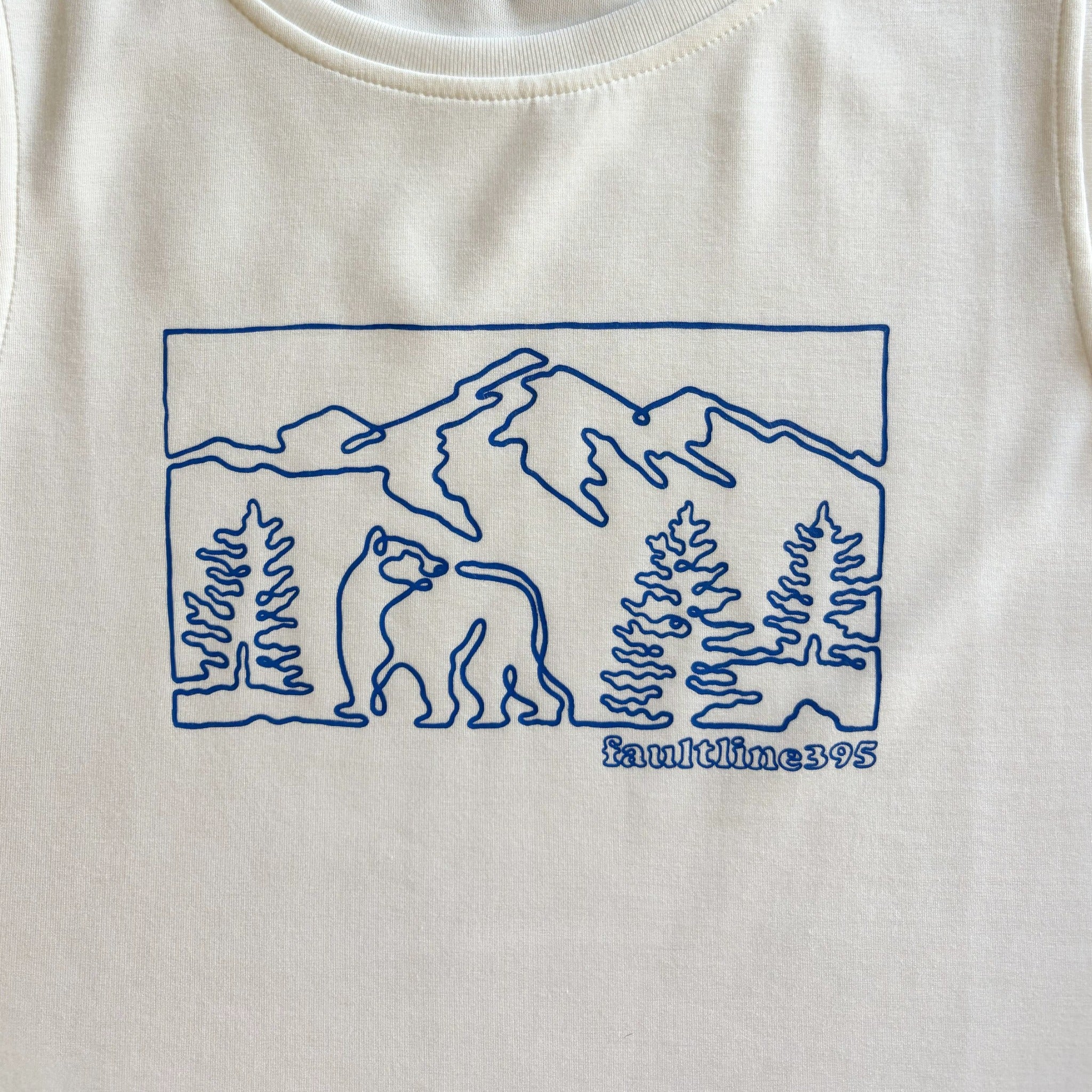 Women's Traverse Semi-Crop Tank Top - White