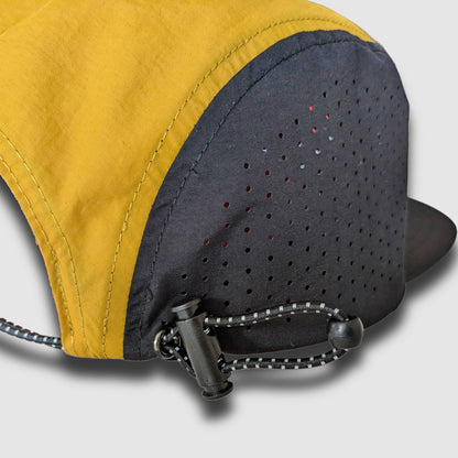 Ultralight 5-Panel Camper Hat - Boysenberry/Gold