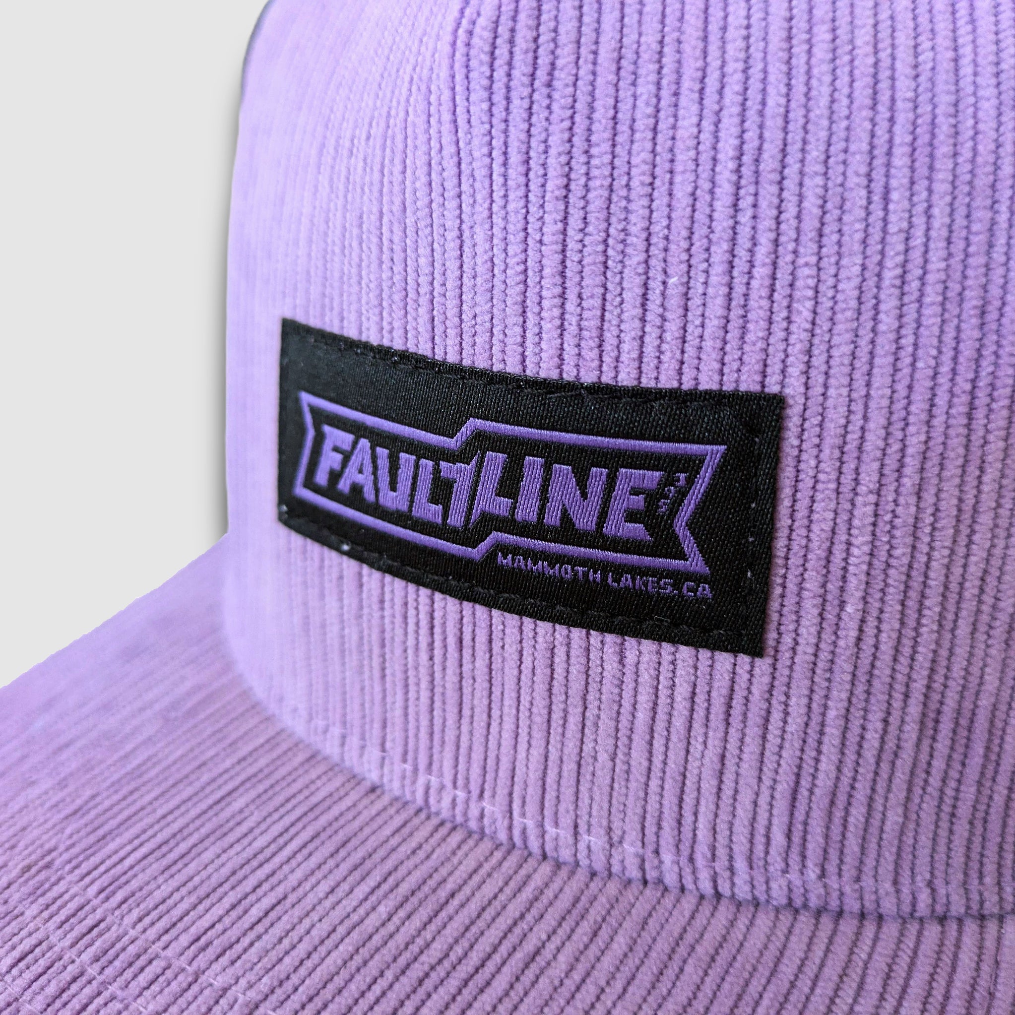 Corduroy Snapback Hat - Lilac