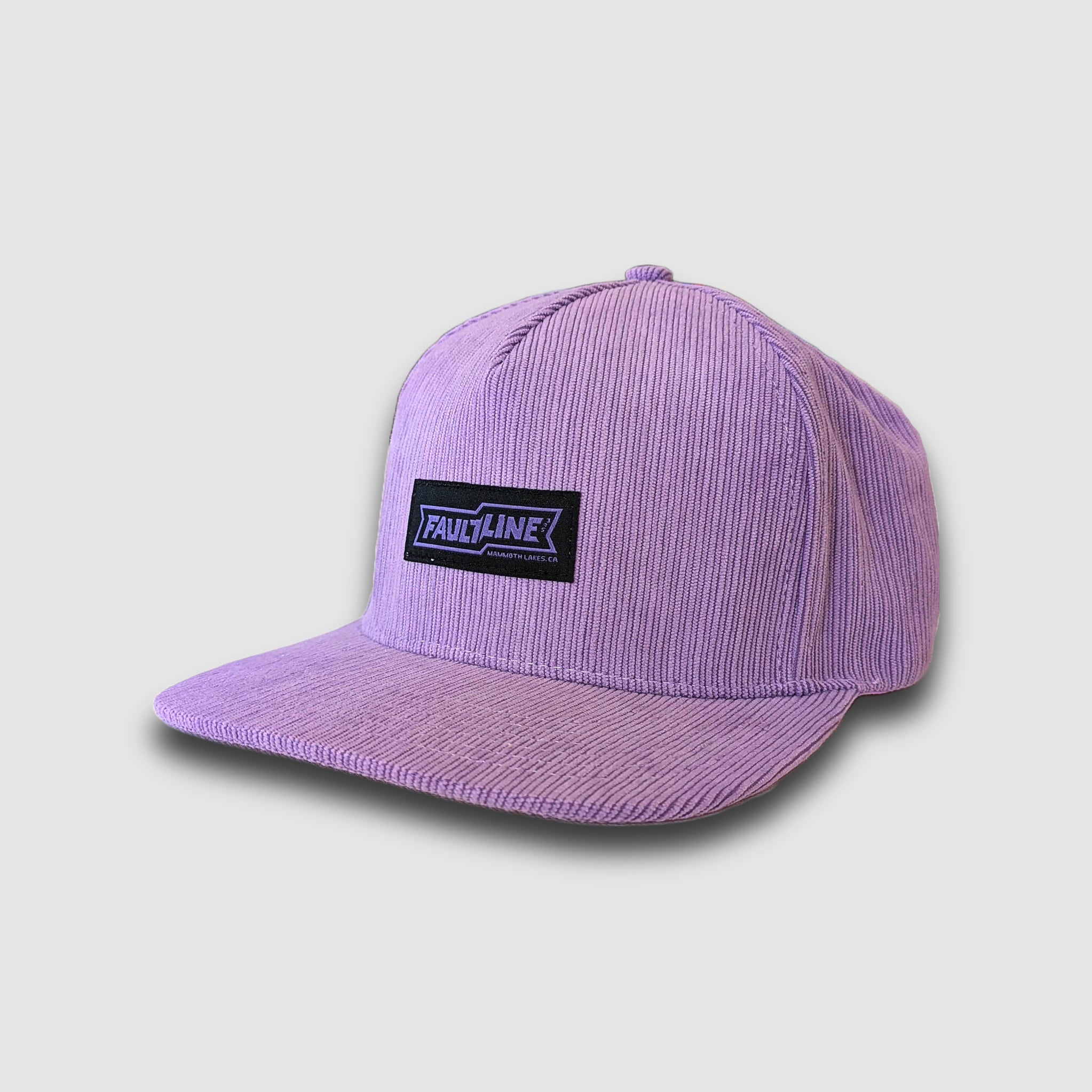 Corduroy Snapback Hat - Lilac