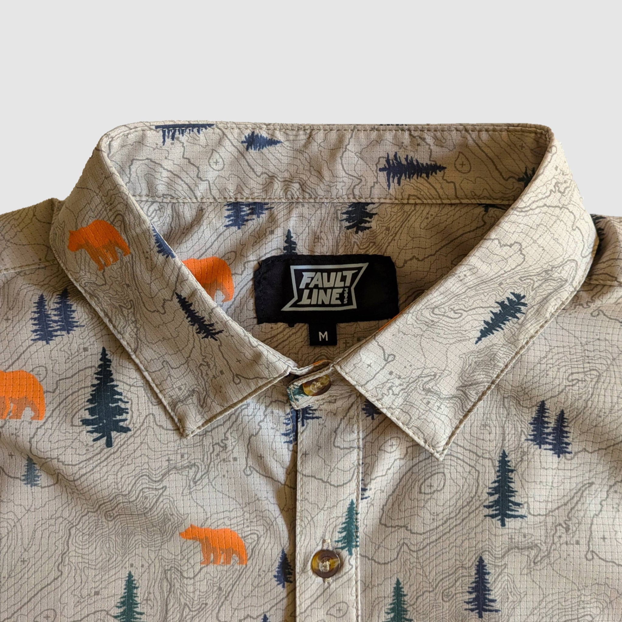 Langley Performance Button Up Shirt - Bear