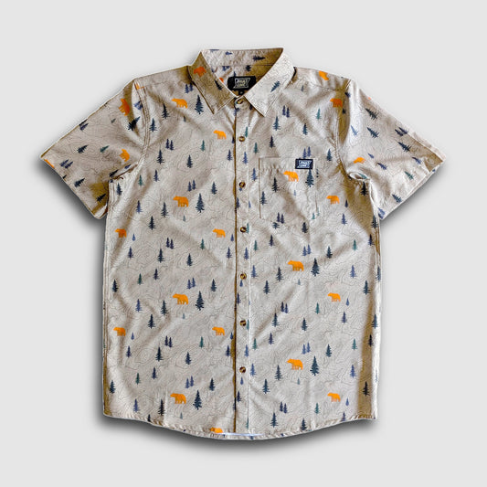 Langley Performance Button Up Shirt - Bear