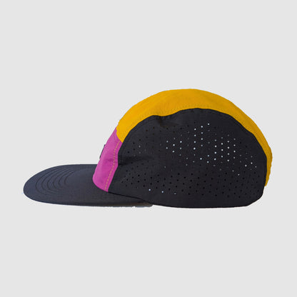 Side view of the Ultralight Camper Hat from Faultline395 showing the laser etched holes