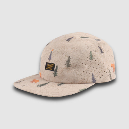 Bridgeport 5-Panel Camper Hat - Khaki Bear