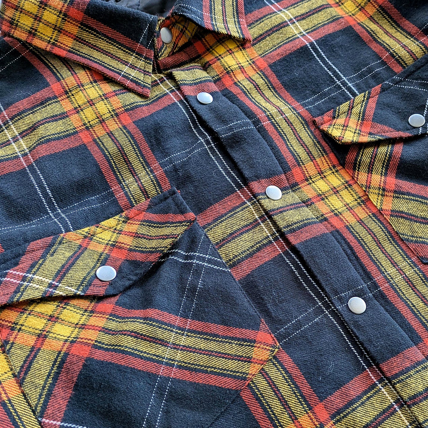 Juniper Insulated Flannel Shacket - Black/Red/Yellow