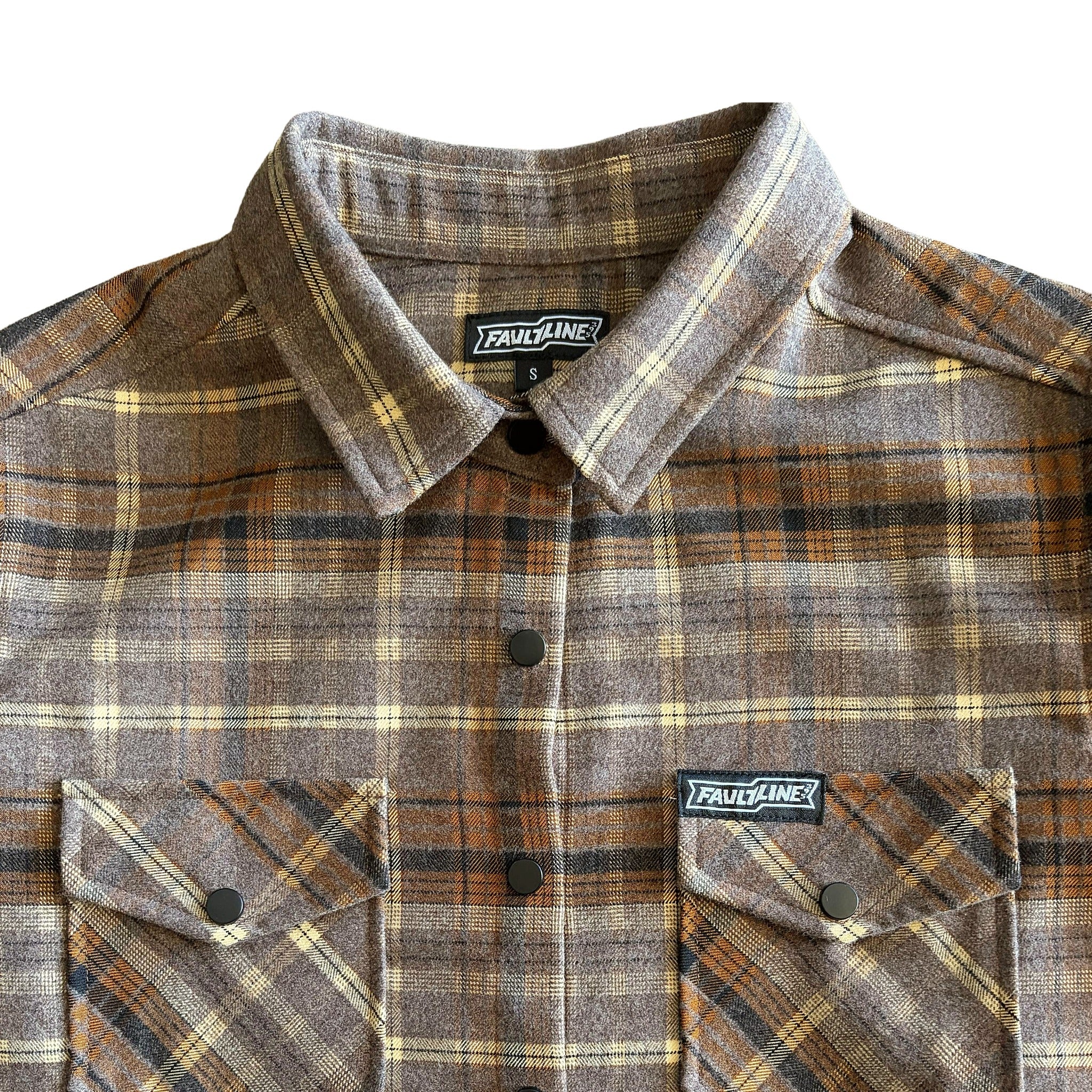 Women's Highland Tech Flannel - Heather Brown/Tan