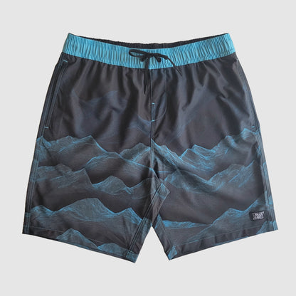 Langley Stretch Short - Mountain Print