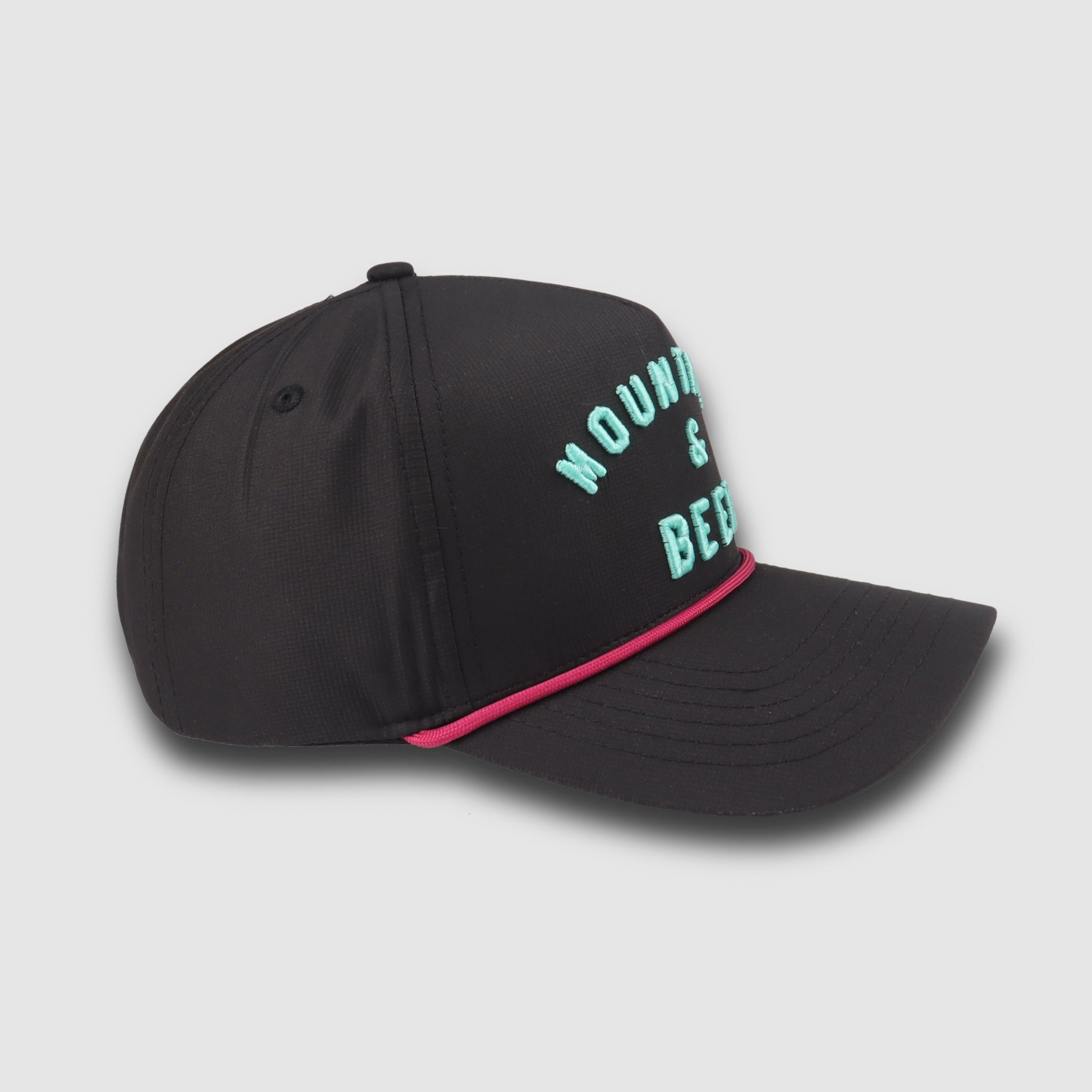 F395 x Distant Brewing Mountains & Beer Snapback - Black/Fuchsia