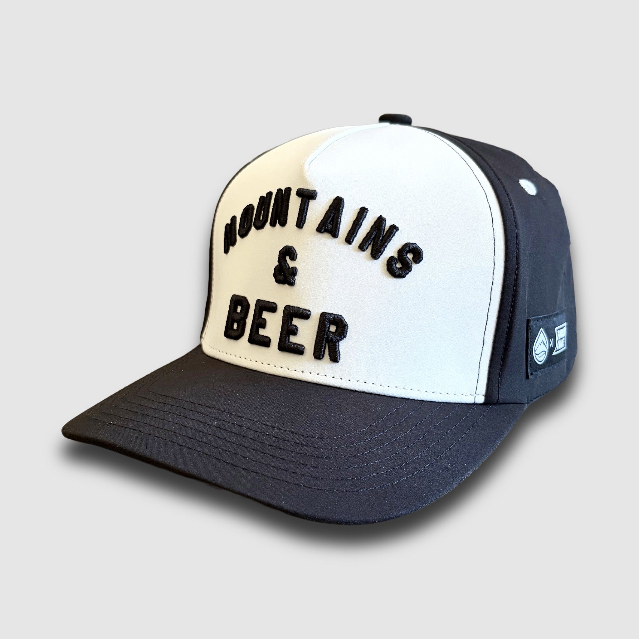 F395 x Distant Brewing Mountains & Beer Hat - Black/White