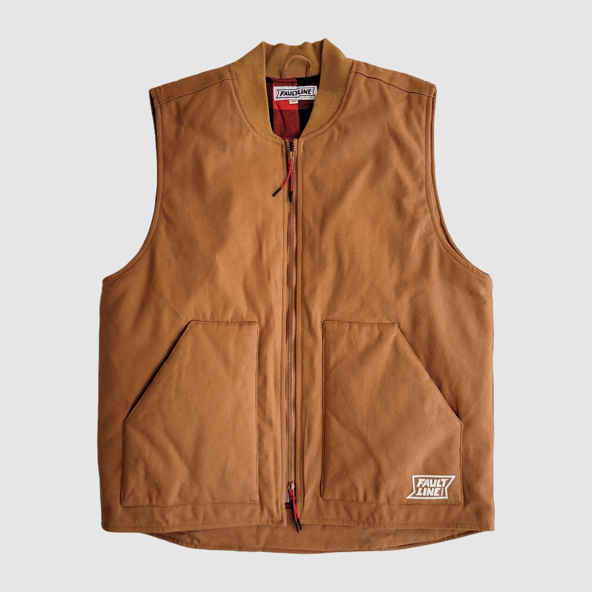 Ritter Flannel-Lined Insulated Vest - Bronze