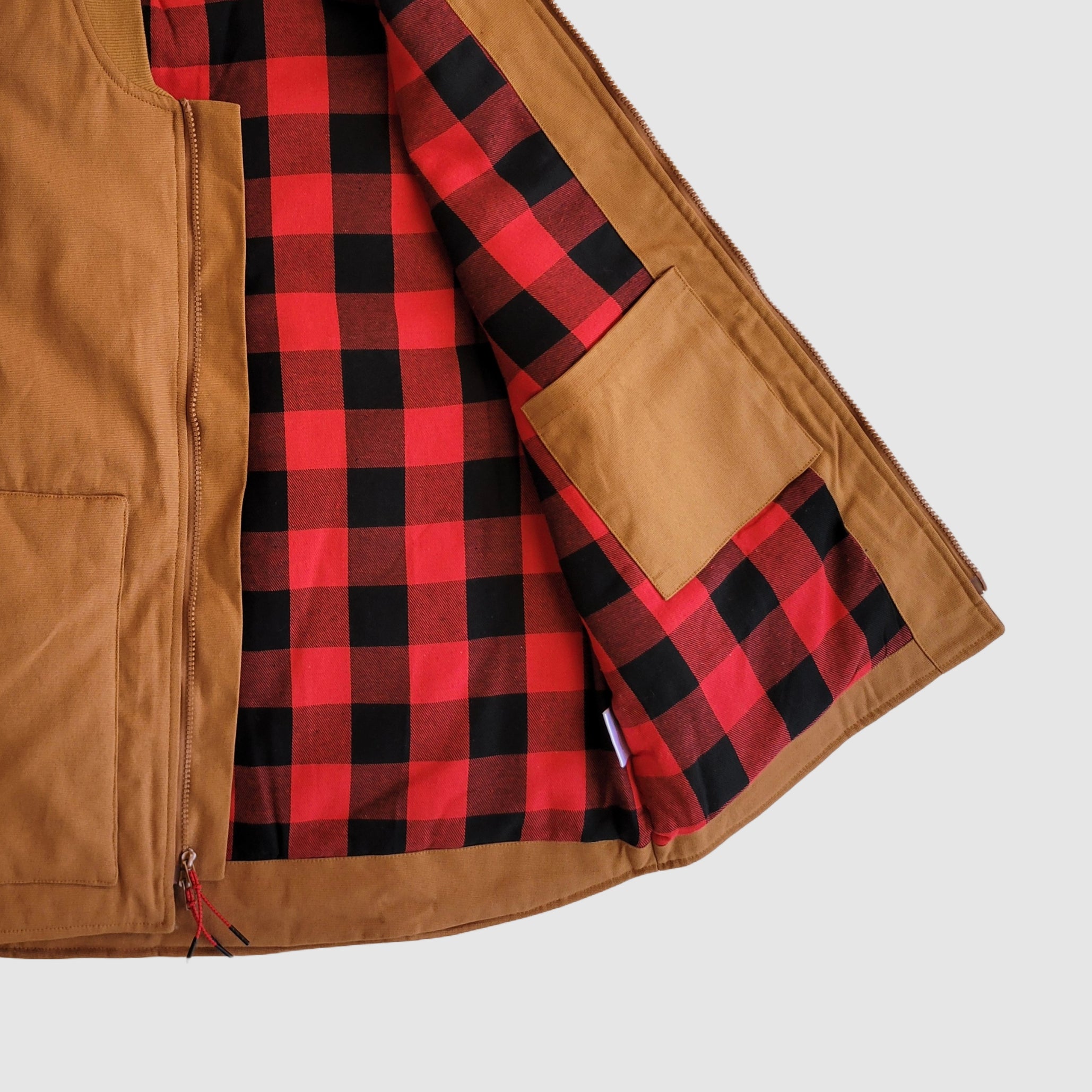 Ritter Flannel-Lined Insulated Vest - Bronze