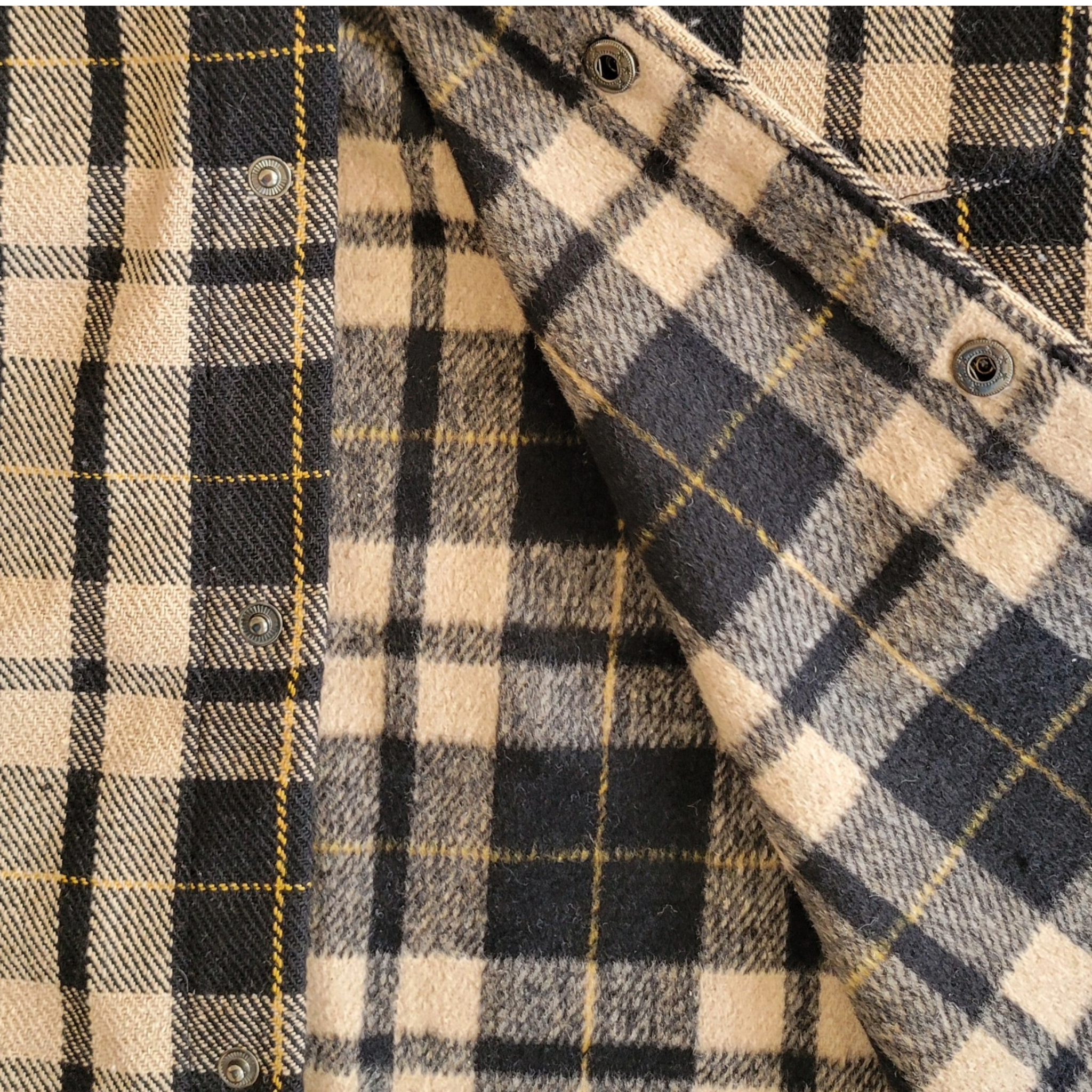 Bodie Heavyweight Flannel - Black/Tan