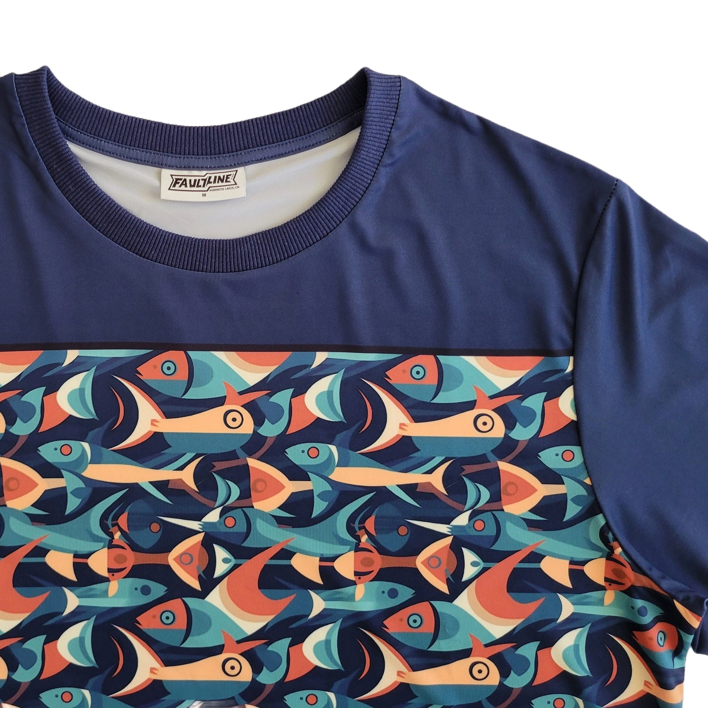 Crowley Stretch T-Shirt & Short Set - Fish Deco