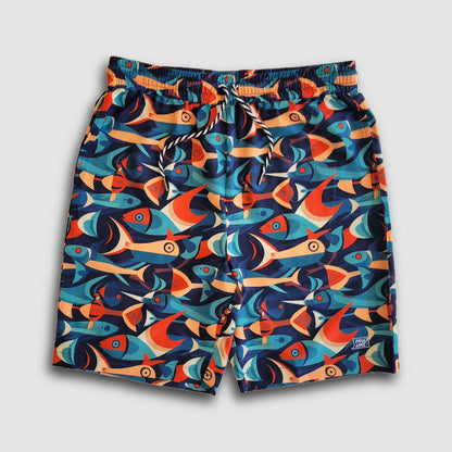 Crowley Stretch Short - Fish Deco