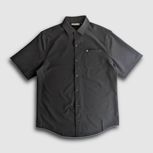 Langley Performance Button Up Shirt - Blackout