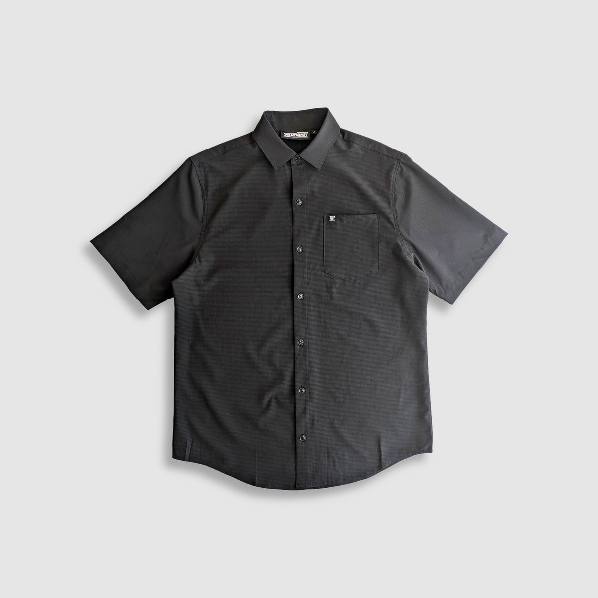 Langley Tech Button Up Shirt - Blackout