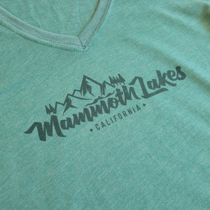 Women's Mammoth Lakes V-Neck Tee - Alpine