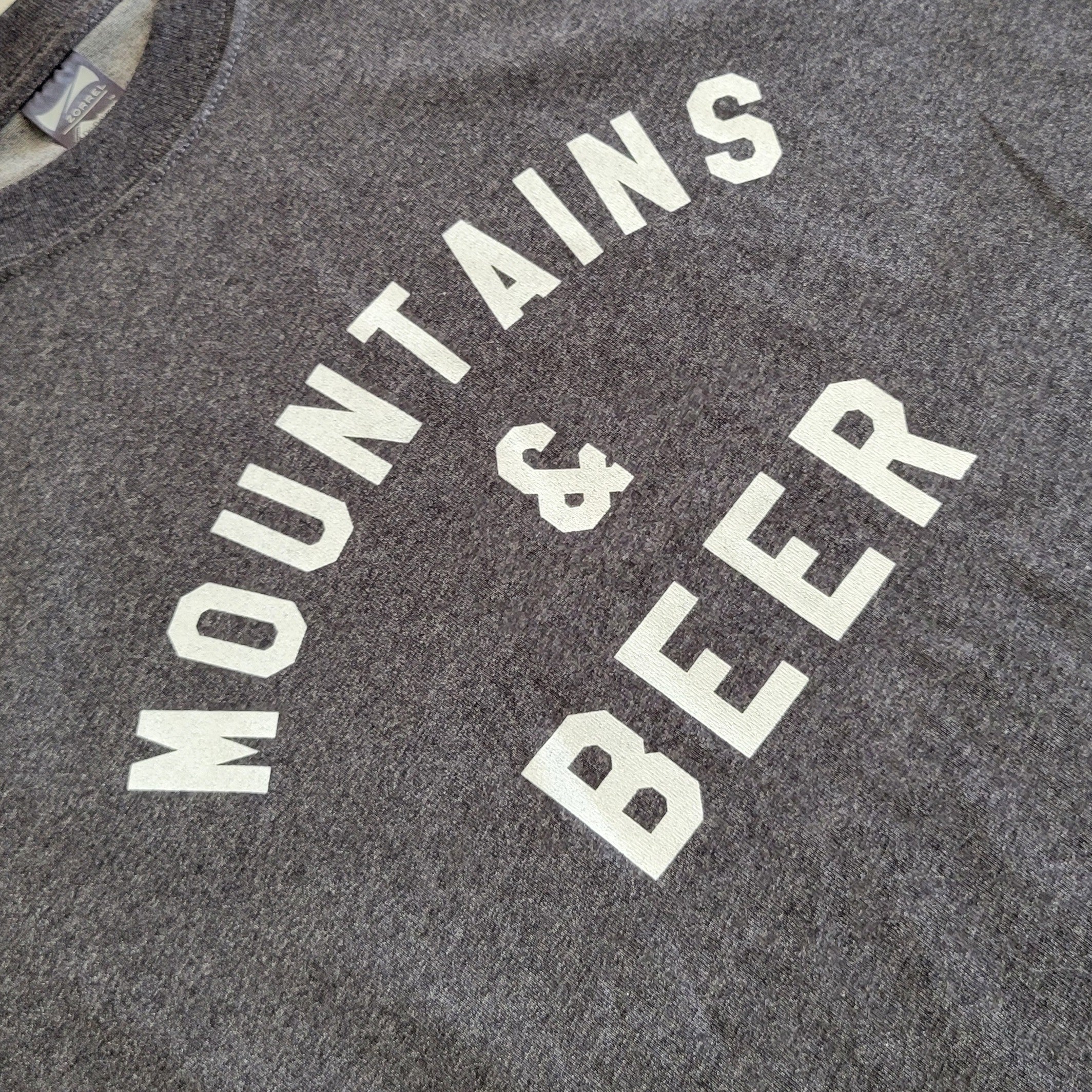 Mountains & Beer 2L Tee - Charcoal