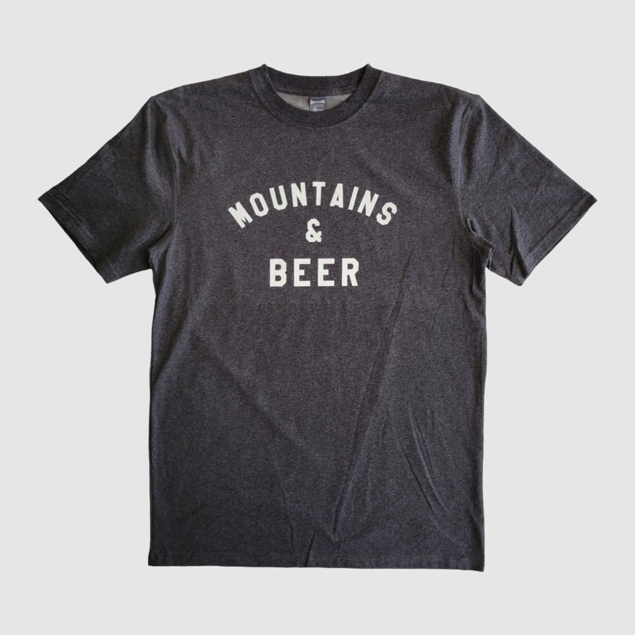 Mountains & Beer 2L Tee - Charcoal