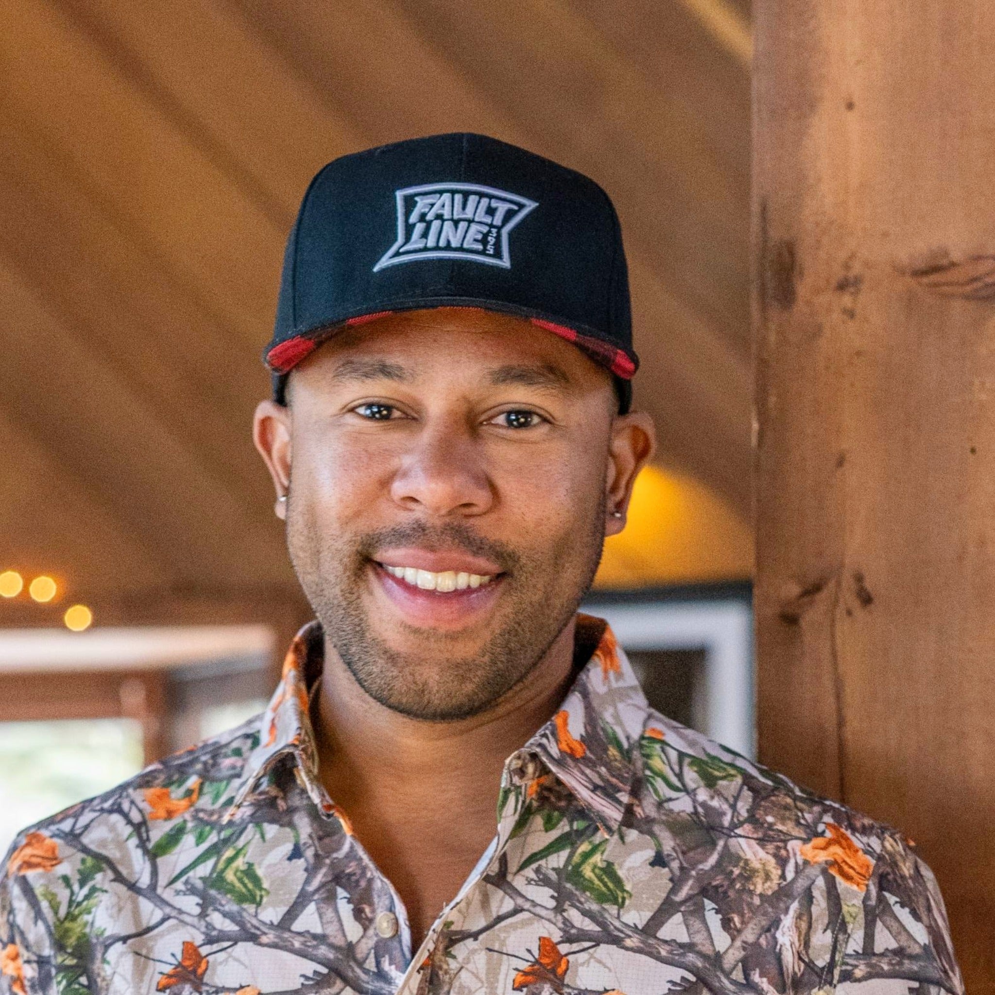 Buffalo Check Snapback - Black