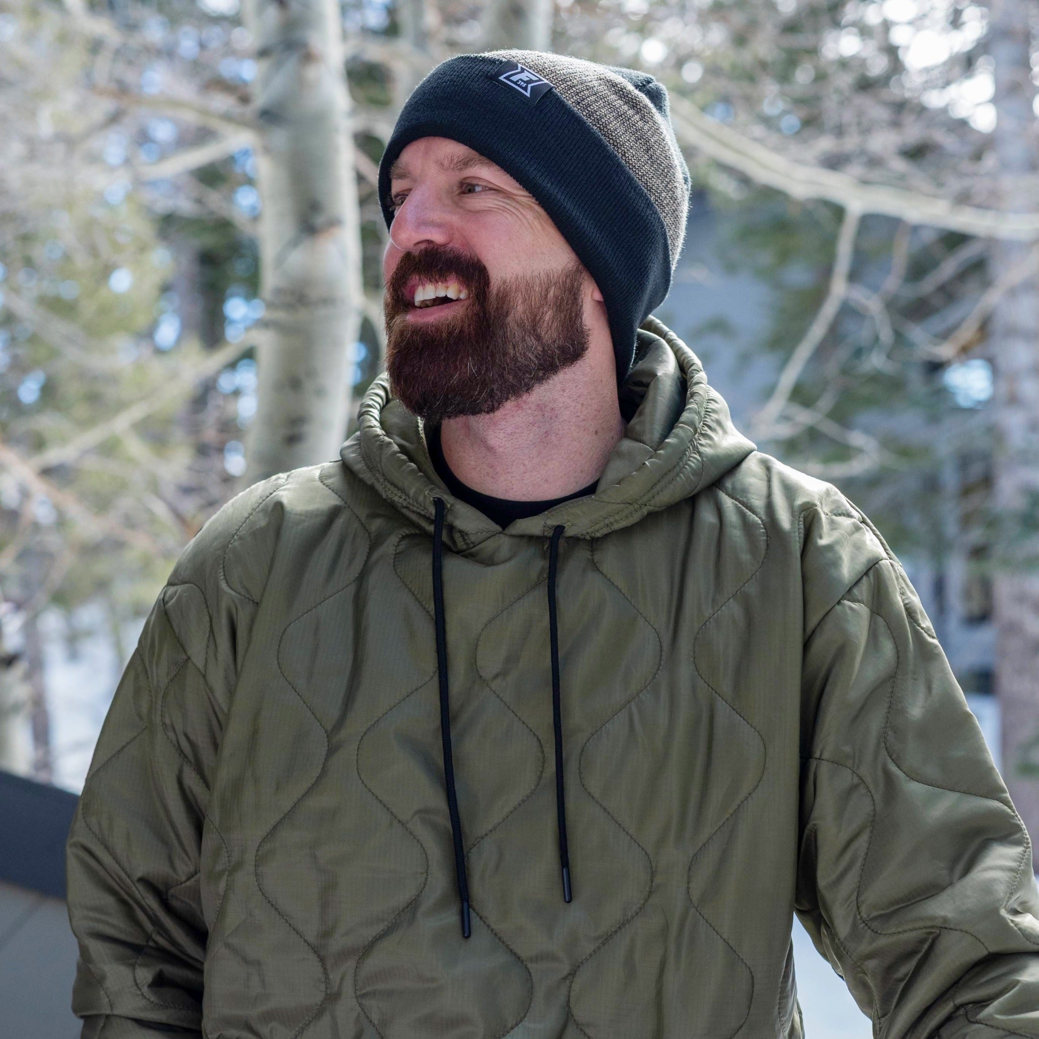 Sherwin Puff Hoodie - Olive