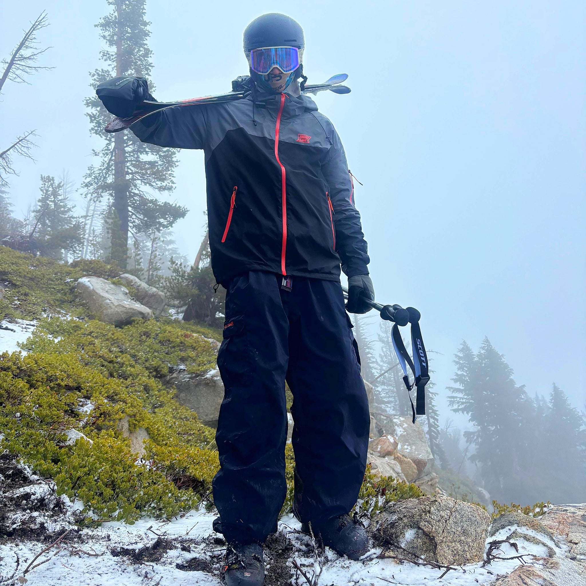 Men's Forest Trail Waterproof Jacket - Graphite/Black | Faultline395