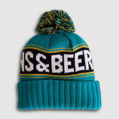 Faultline395 x Distant Brewing Mountains & Beer Beanie - Teal
