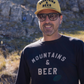 Mountains & Beer L/S Tee - Black (Distant Brewing Collab)