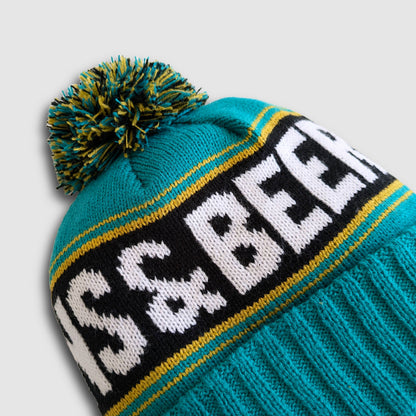 Faultline395 x Distant Brewing Mountains & Beer Beanie - Teal