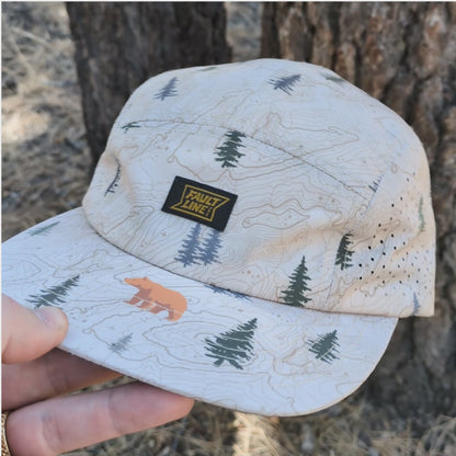 Bridgeport 5-Panel Camper Hat - Khaki Bear