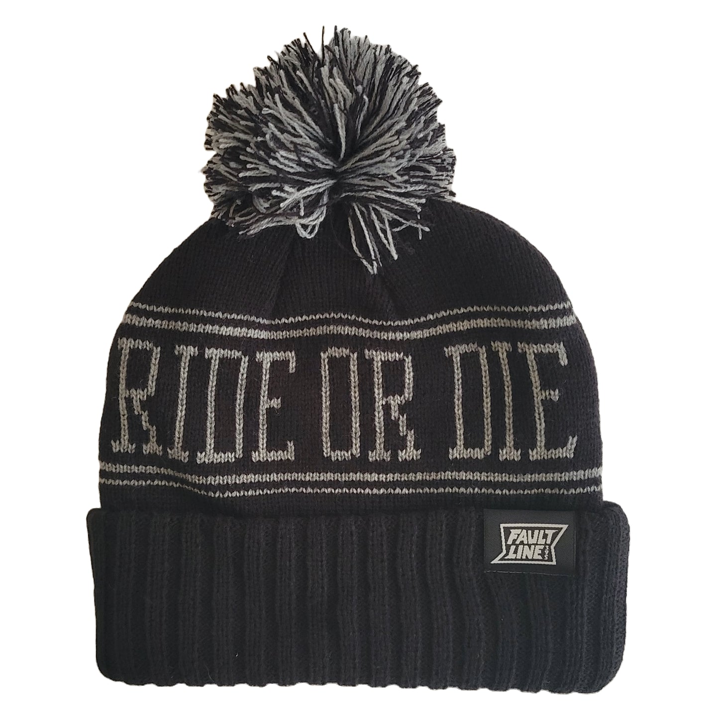 Ride or Die Beanie - Black/Steel