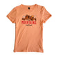 Women's Mtns Are Calling Tee - Peach
