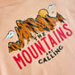 Women's Mtns Are Calling Tee - Peach